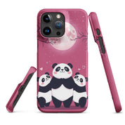 Foto di - Cover Resistente e Compatibile con Ricarica Wireless iPhone – Cute Panda-Smartphone-Biiply