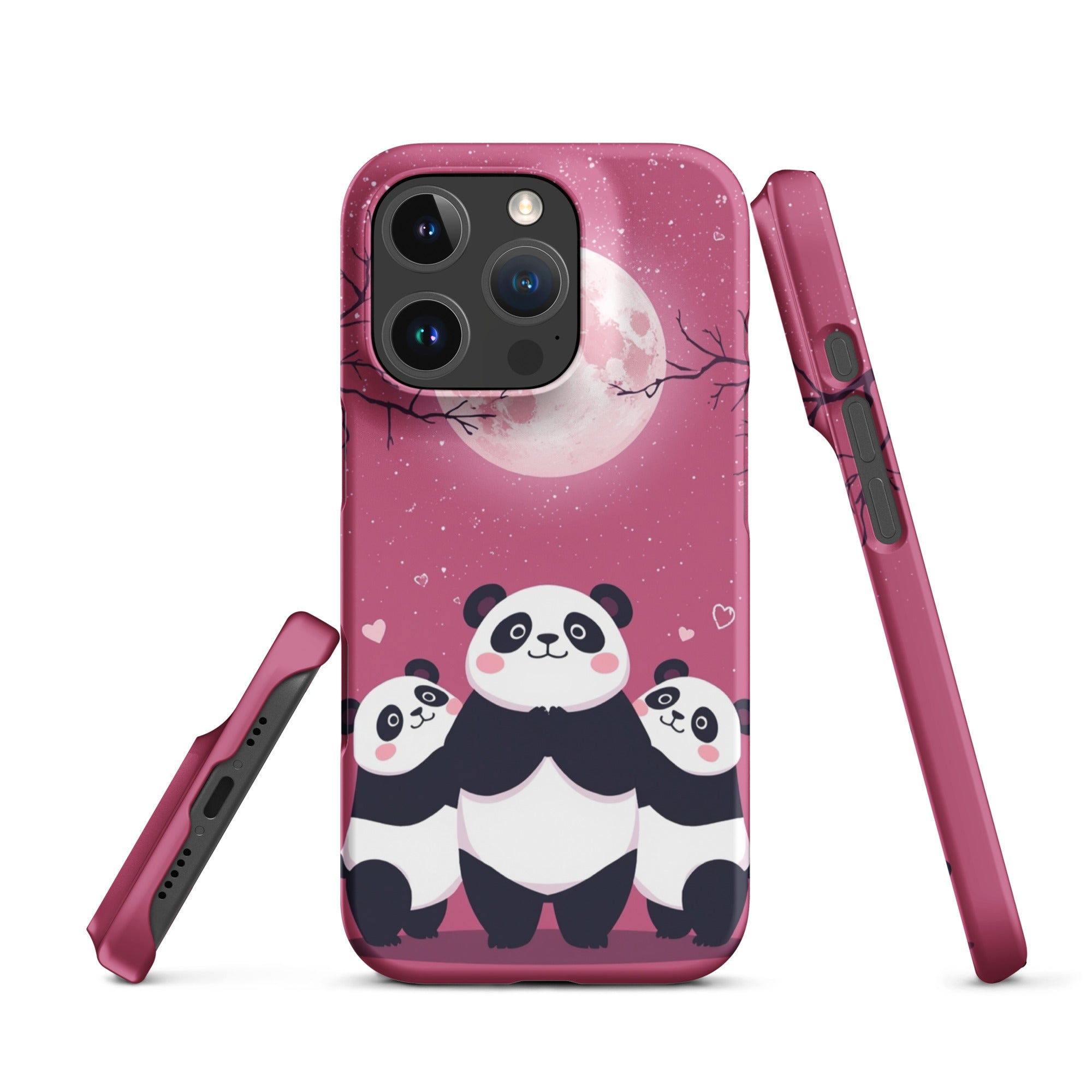 Foto di - Cover Resistente e Compatibile con Ricarica Wireless iPhone – Cute Panda-Smartphone-Biiply