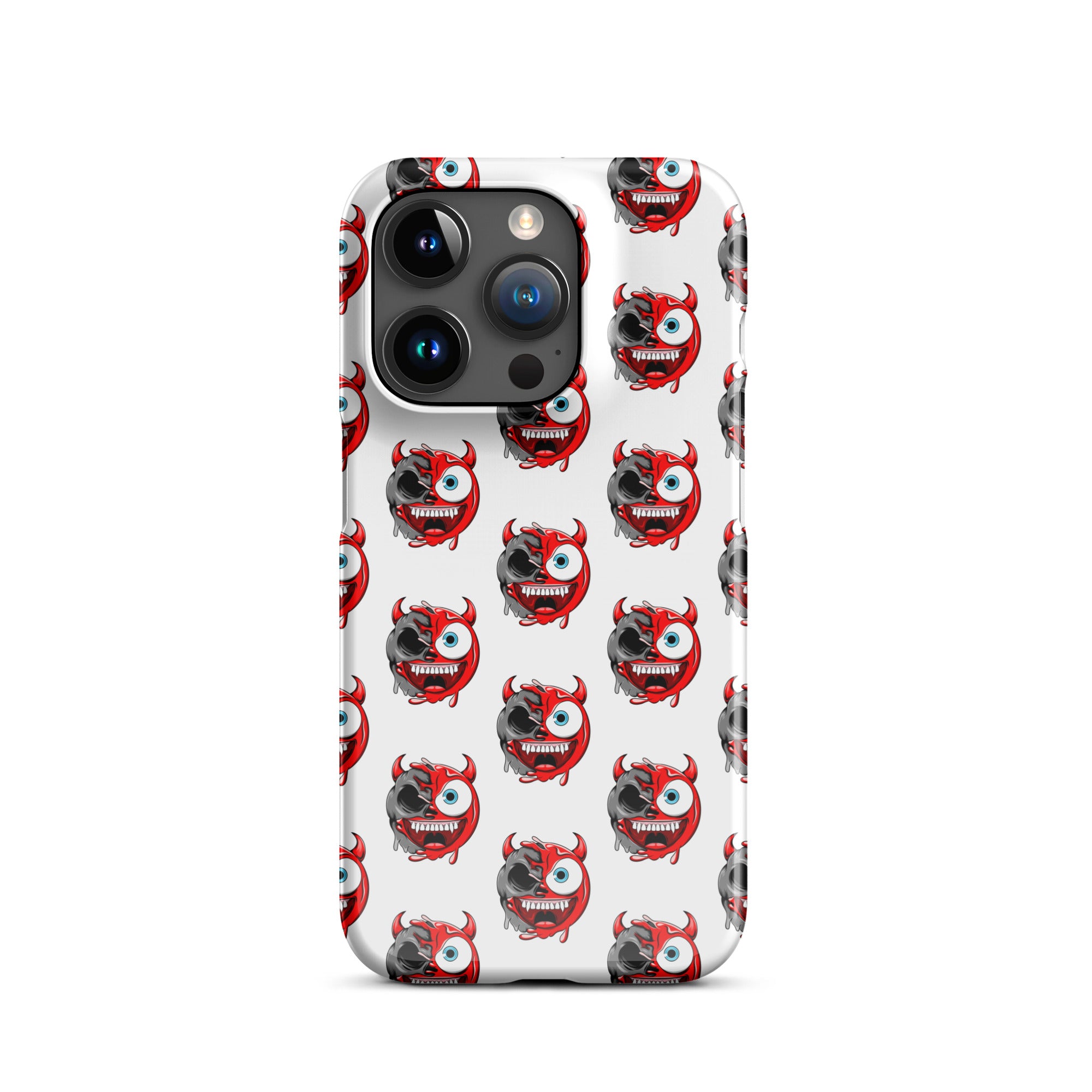 Foto di - Cover Resistente e Compatibile con Ricarica Wireless iPhone – Dead Devil Face-Smartphone-Biiply