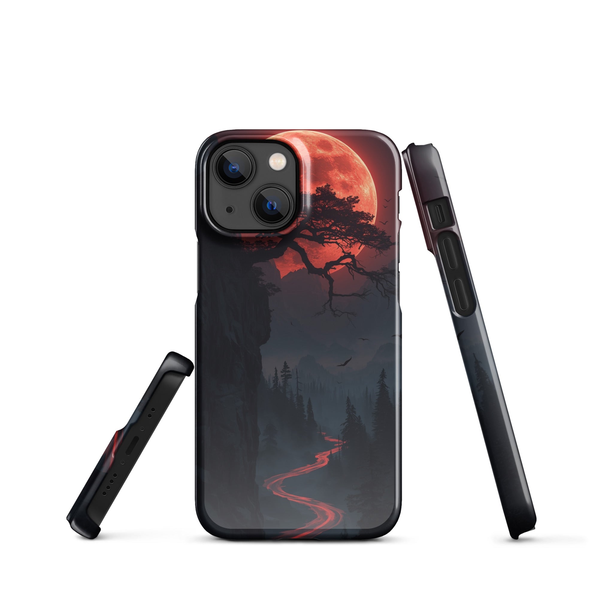 Foto di - Cover Resistente e Compatibile con Ricarica Wireless iPhone – Fantasy Landscape-Smartphone-Biiply