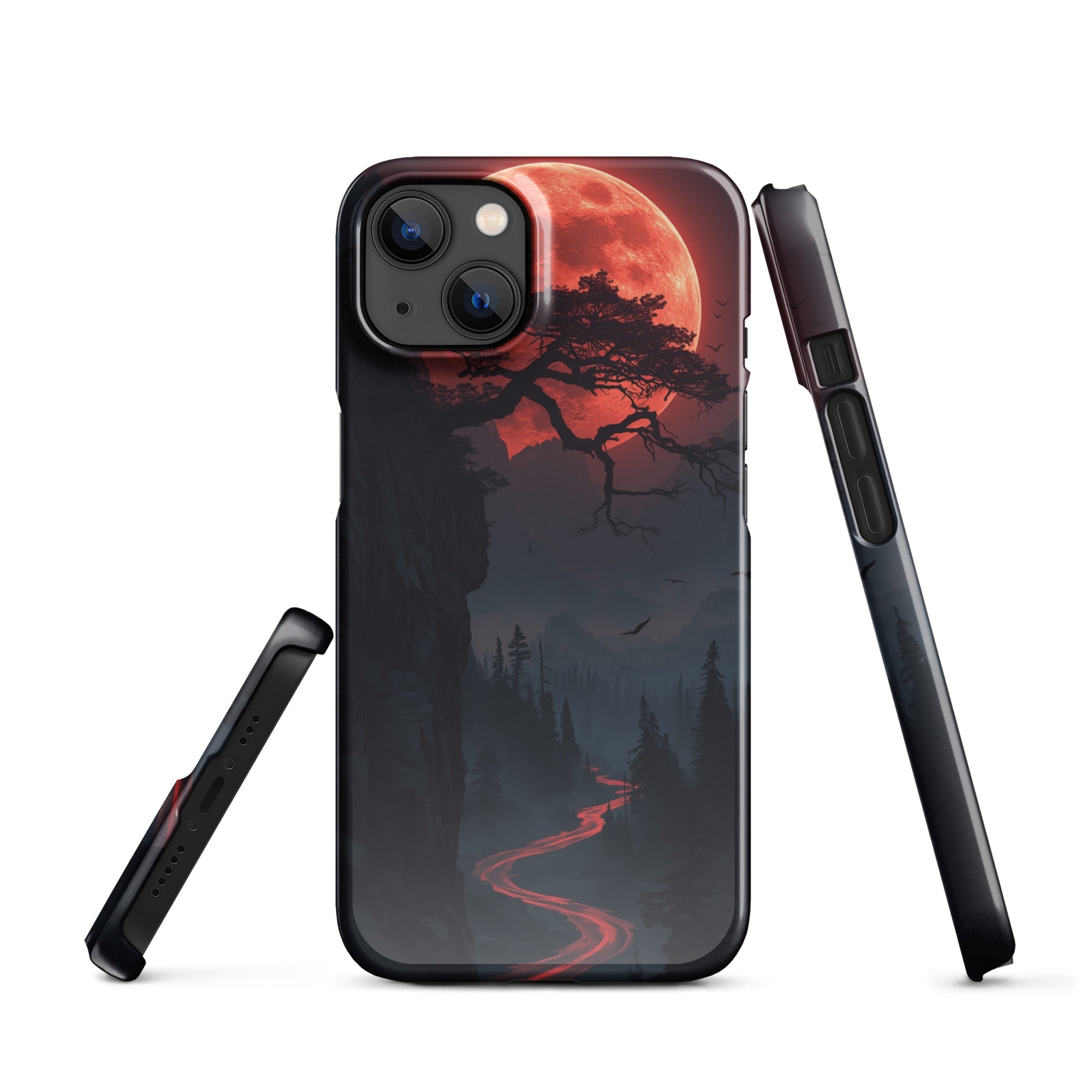 Foto di - Cover Resistente e Compatibile con Ricarica Wireless iPhone – Fantasy Landscape-Smartphone-Biiply