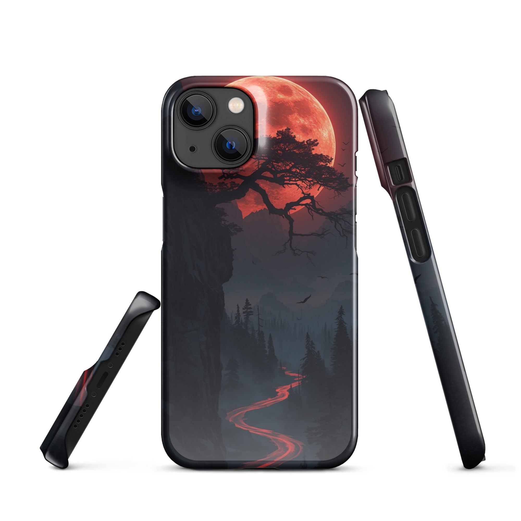 Foto di - Cover Resistente e Compatibile con Ricarica Wireless iPhone – Fantasy Landscape-Smartphone-Biiply
