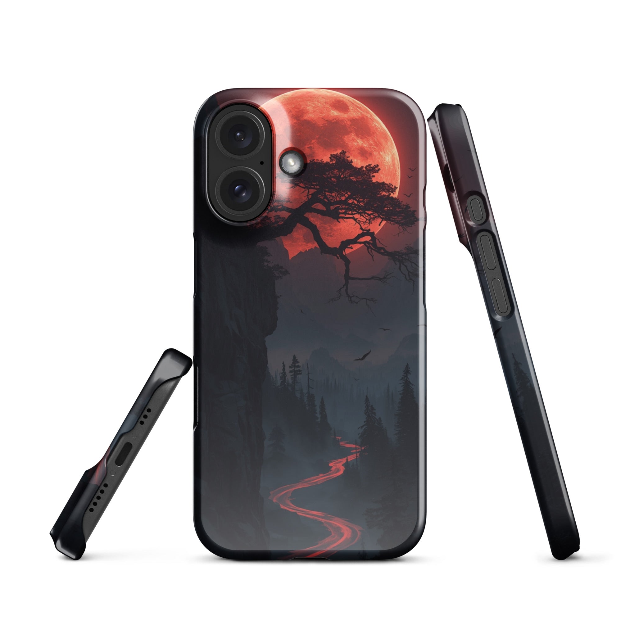 Foto di - Cover Resistente e Compatibile con Ricarica Wireless iPhone – Fantasy Landscape-Smartphone-Biiply