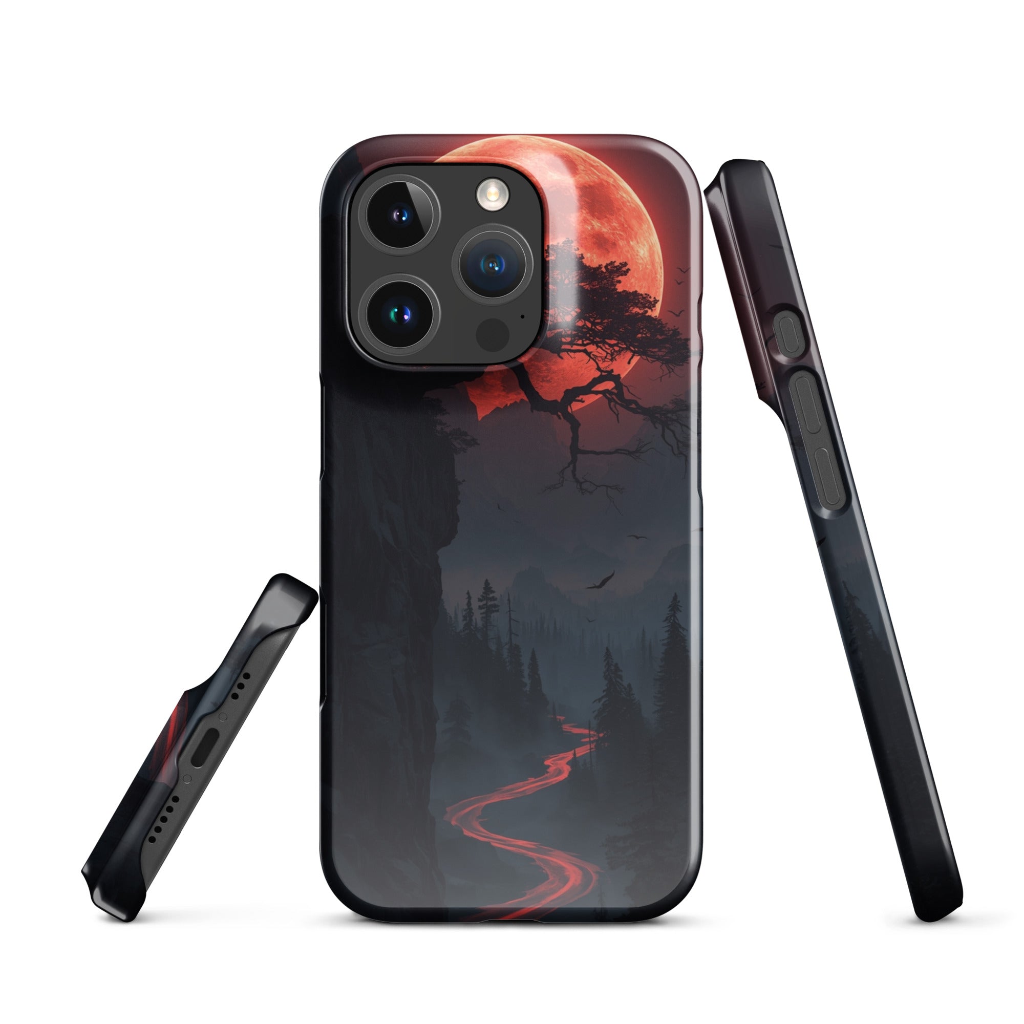 Foto di - Cover Resistente e Compatibile con Ricarica Wireless iPhone – Fantasy Landscape-Smartphone-Biiply