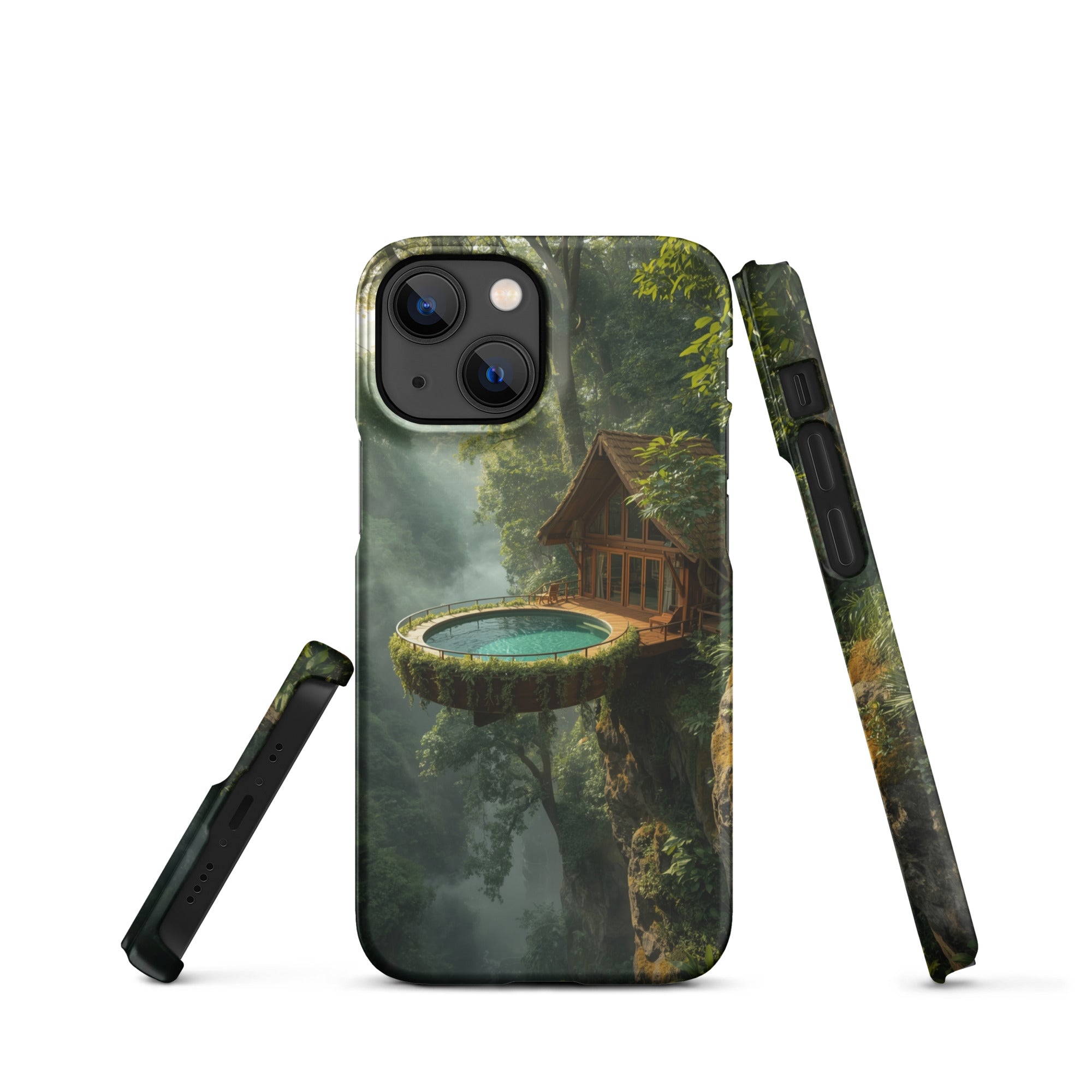 Foto di - Cover Resistente e Compatibile con Ricarica Wireless iPhone – Fantasy Treehouse-Smartphone-Biiply
