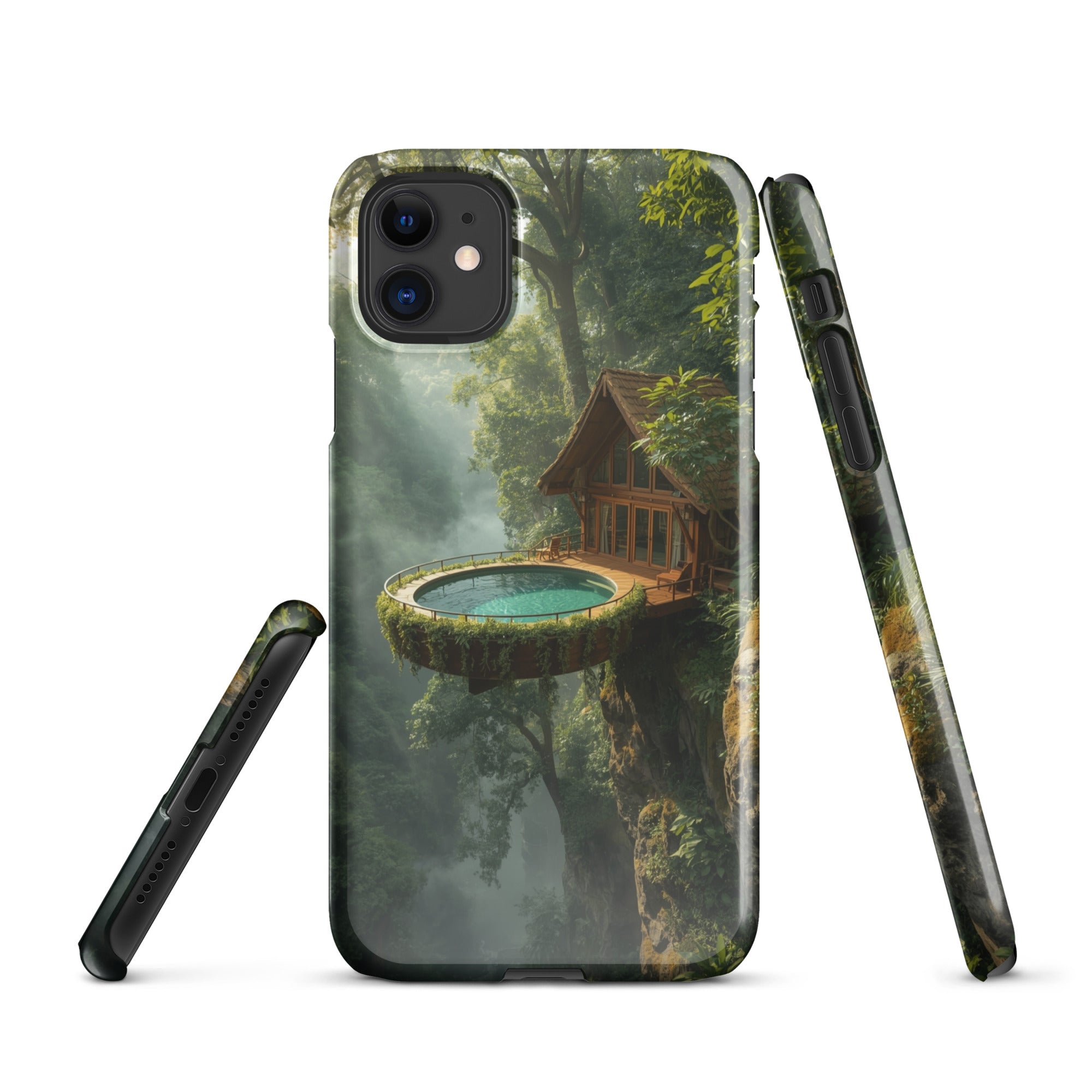 Foto di - Cover Resistente e Compatibile con Ricarica Wireless iPhone – Fantasy Treehouse-Smartphone-Biiply