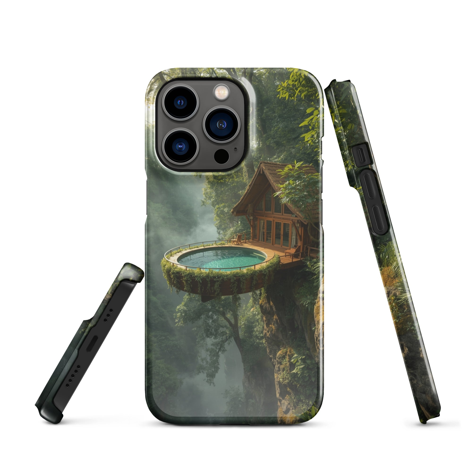 Foto di - Cover Resistente e Compatibile con Ricarica Wireless iPhone – Fantasy Treehouse-Smartphone-Biiply