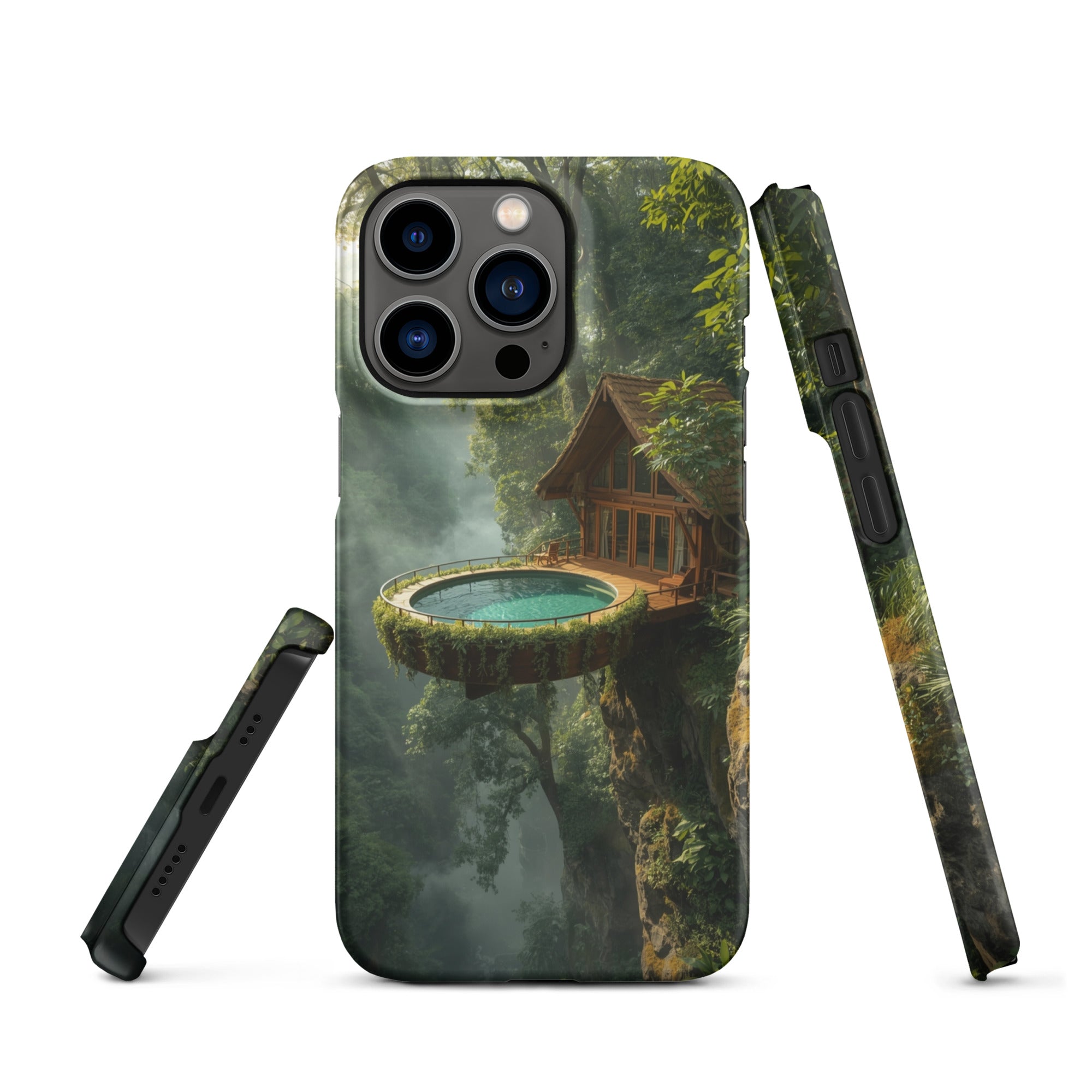 Foto di - Cover Resistente e Compatibile con Ricarica Wireless iPhone – Fantasy Treehouse-Smartphone-Biiply