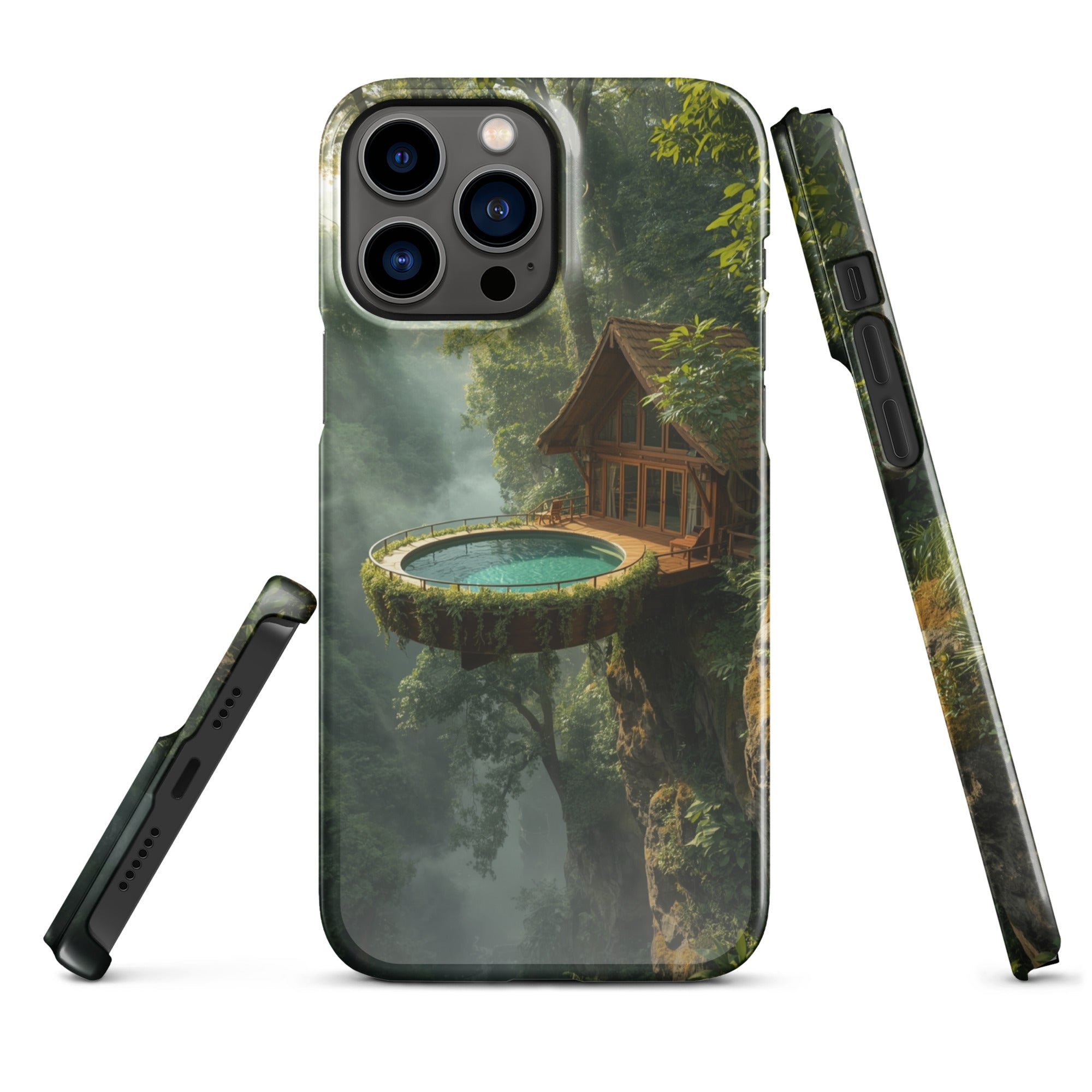 Foto di - Cover Resistente e Compatibile con Ricarica Wireless iPhone – Fantasy Treehouse-Smartphone-Biiply