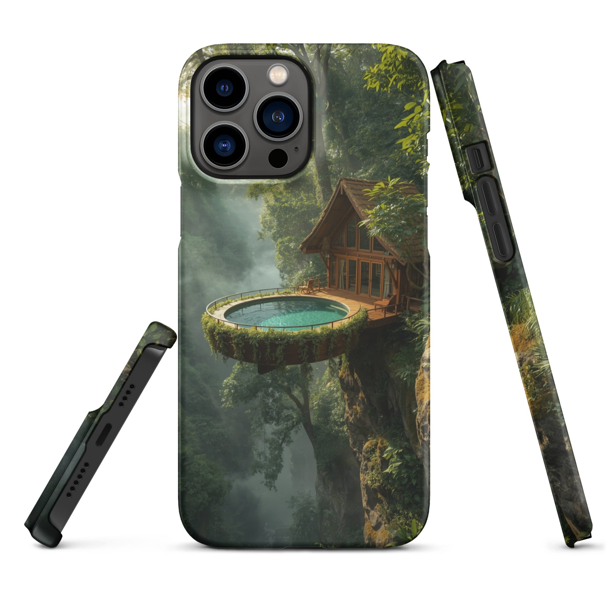 Foto di - Cover Resistente e Compatibile con Ricarica Wireless iPhone – Fantasy Treehouse-Smartphone-Biiply