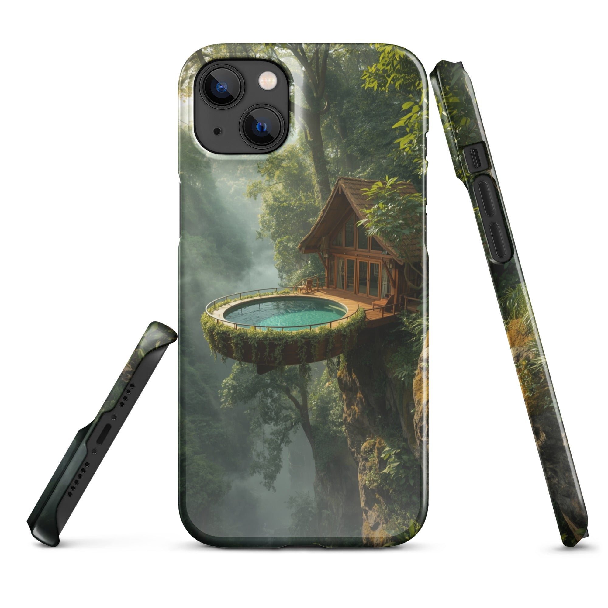 Foto di - Cover Resistente e Compatibile con Ricarica Wireless iPhone – Fantasy Treehouse-Smartphone-Biiply