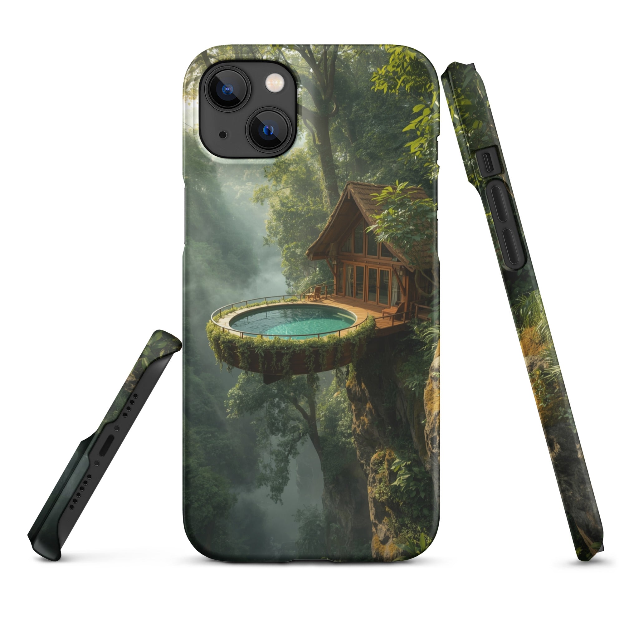 Foto di - Cover Resistente e Compatibile con Ricarica Wireless iPhone – Fantasy Treehouse-Smartphone-Biiply