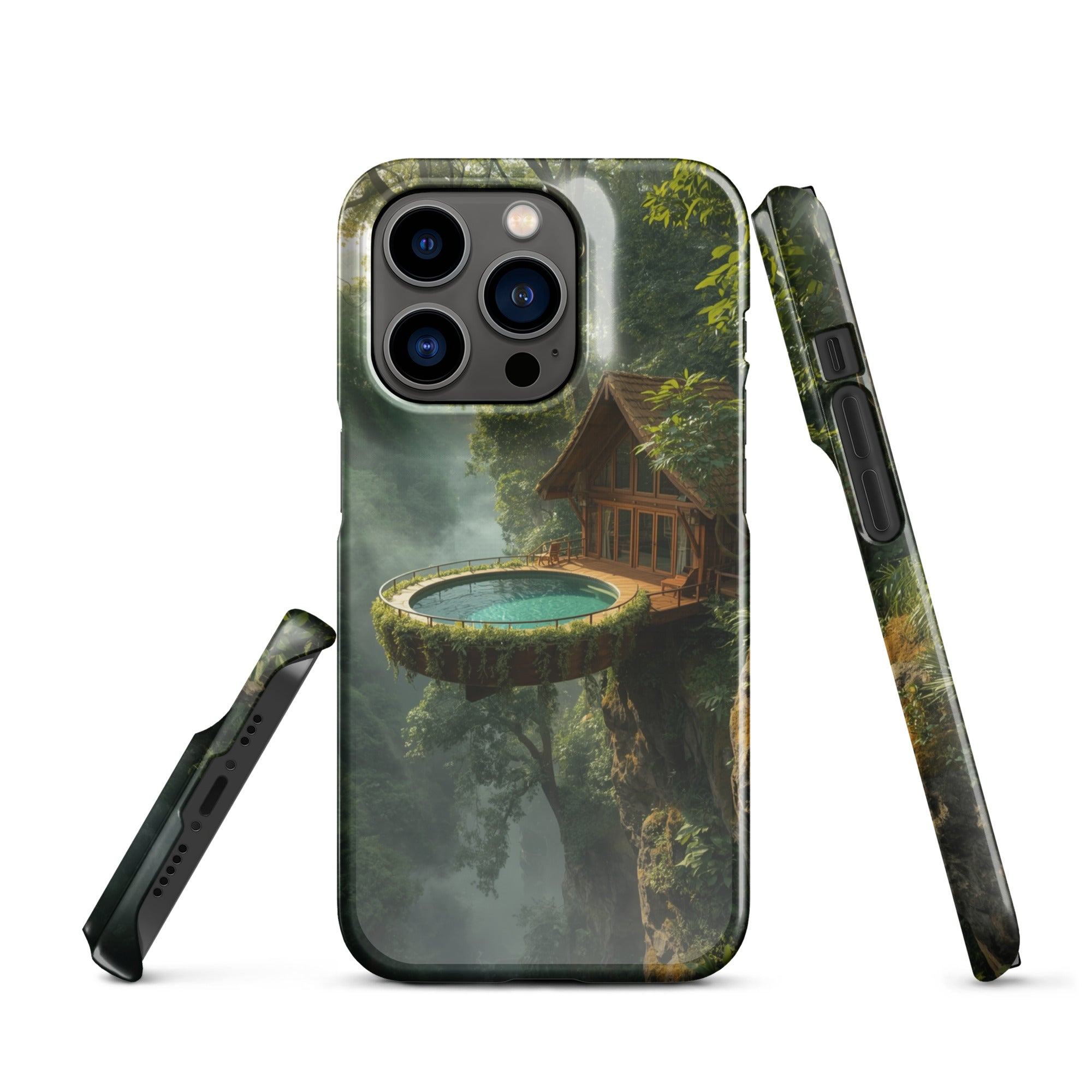 Foto di - Cover Resistente e Compatibile con Ricarica Wireless iPhone – Fantasy Treehouse-Smartphone-Biiply