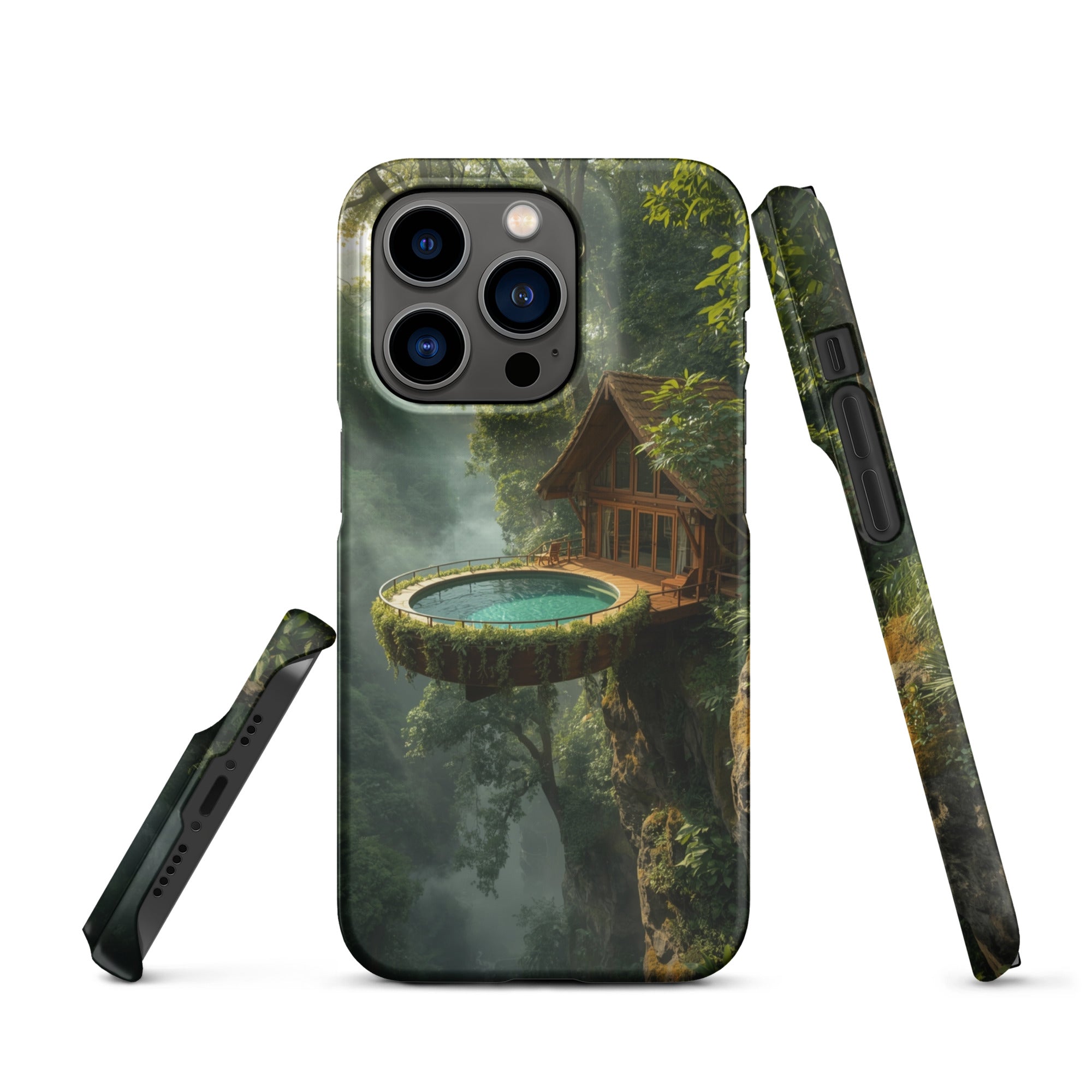 Foto di - Cover Resistente e Compatibile con Ricarica Wireless iPhone – Fantasy Treehouse-Smartphone-Biiply