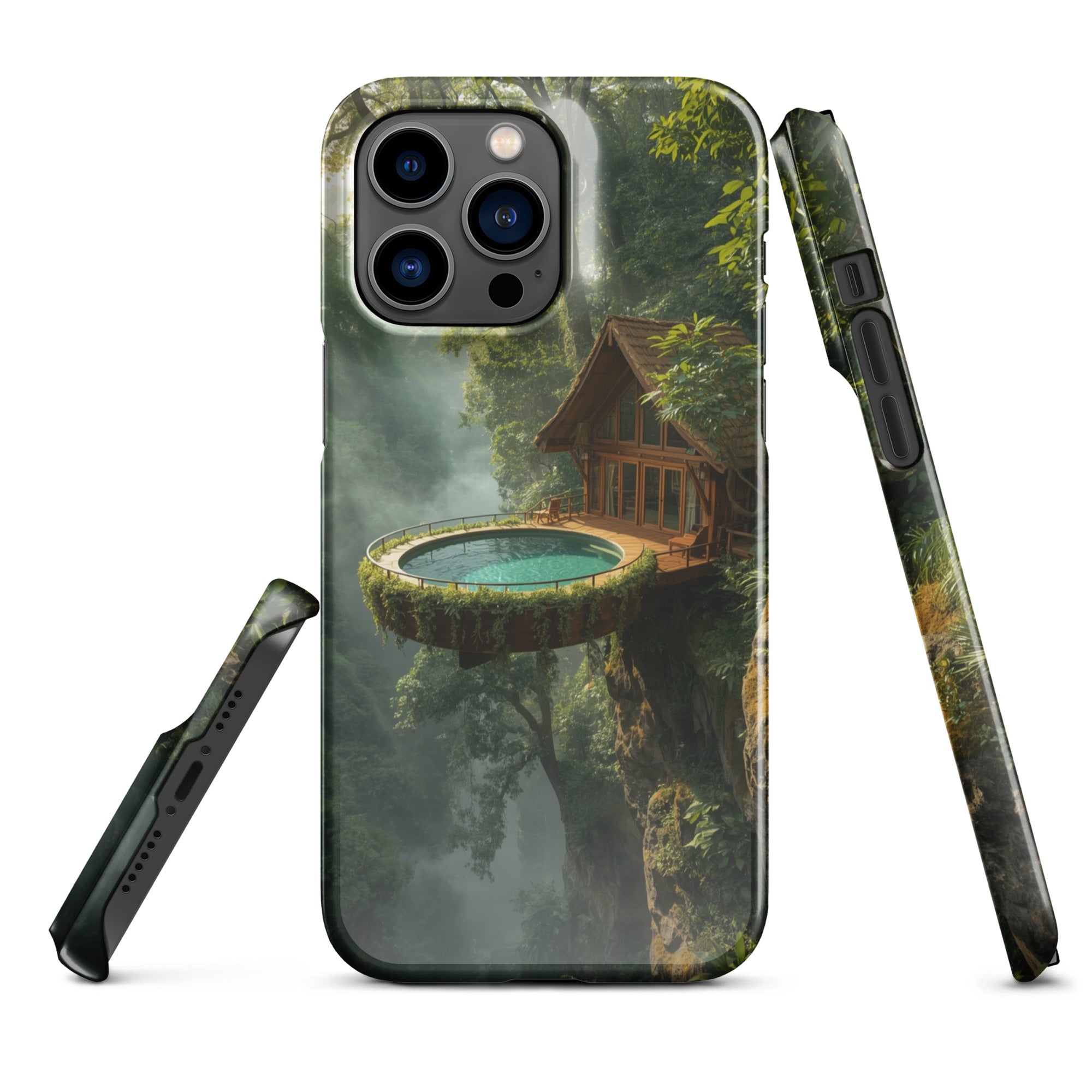 Foto di - Cover Resistente e Compatibile con Ricarica Wireless iPhone – Fantasy Treehouse-Smartphone-Biiply