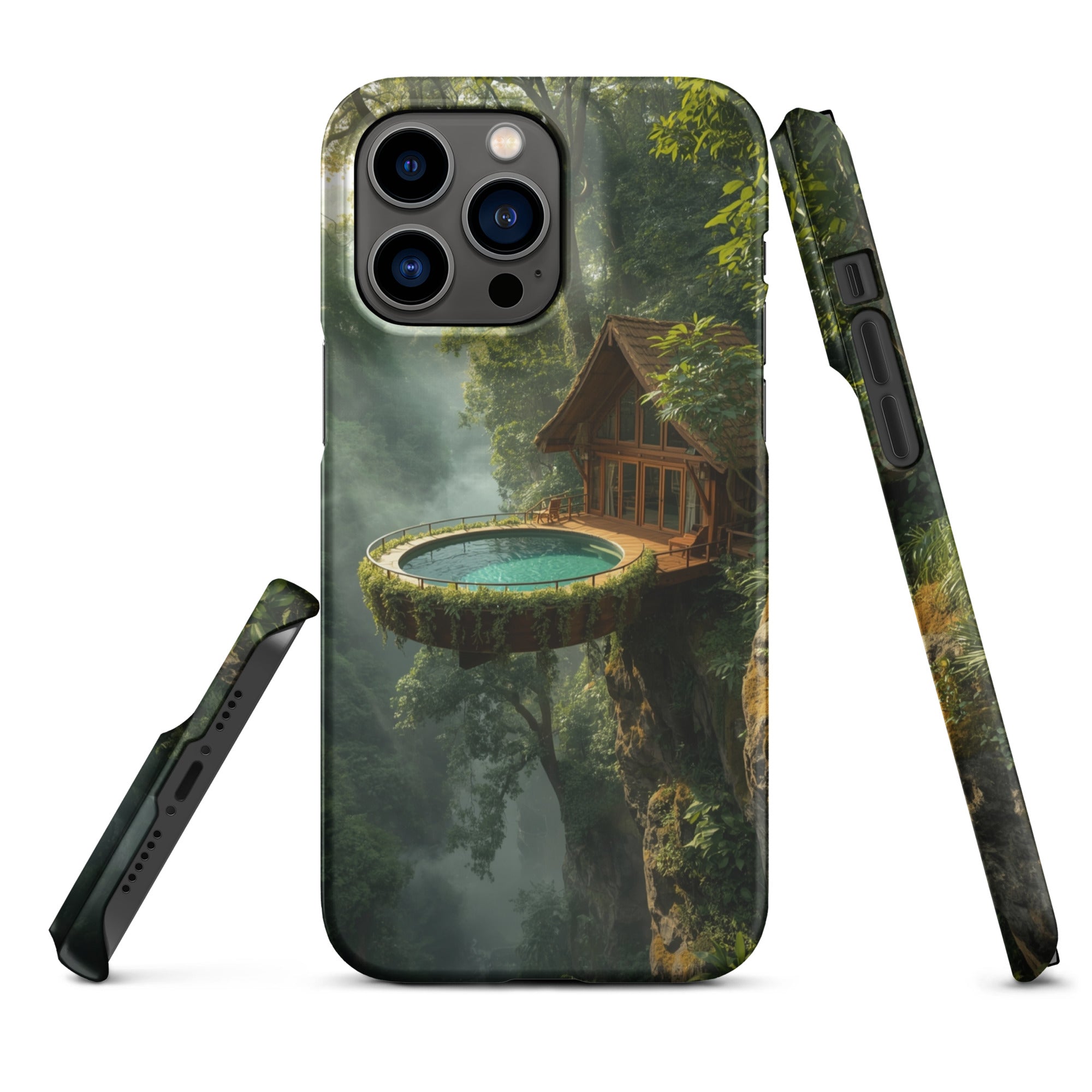 Foto di - Cover Resistente e Compatibile con Ricarica Wireless iPhone – Fantasy Treehouse-Smartphone-Biiply
