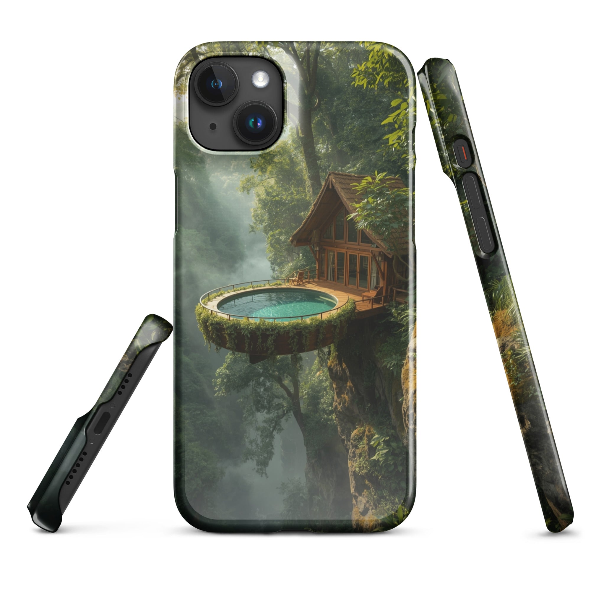 Foto di - Cover Resistente e Compatibile con Ricarica Wireless iPhone – Fantasy Treehouse-Smartphone-Biiply