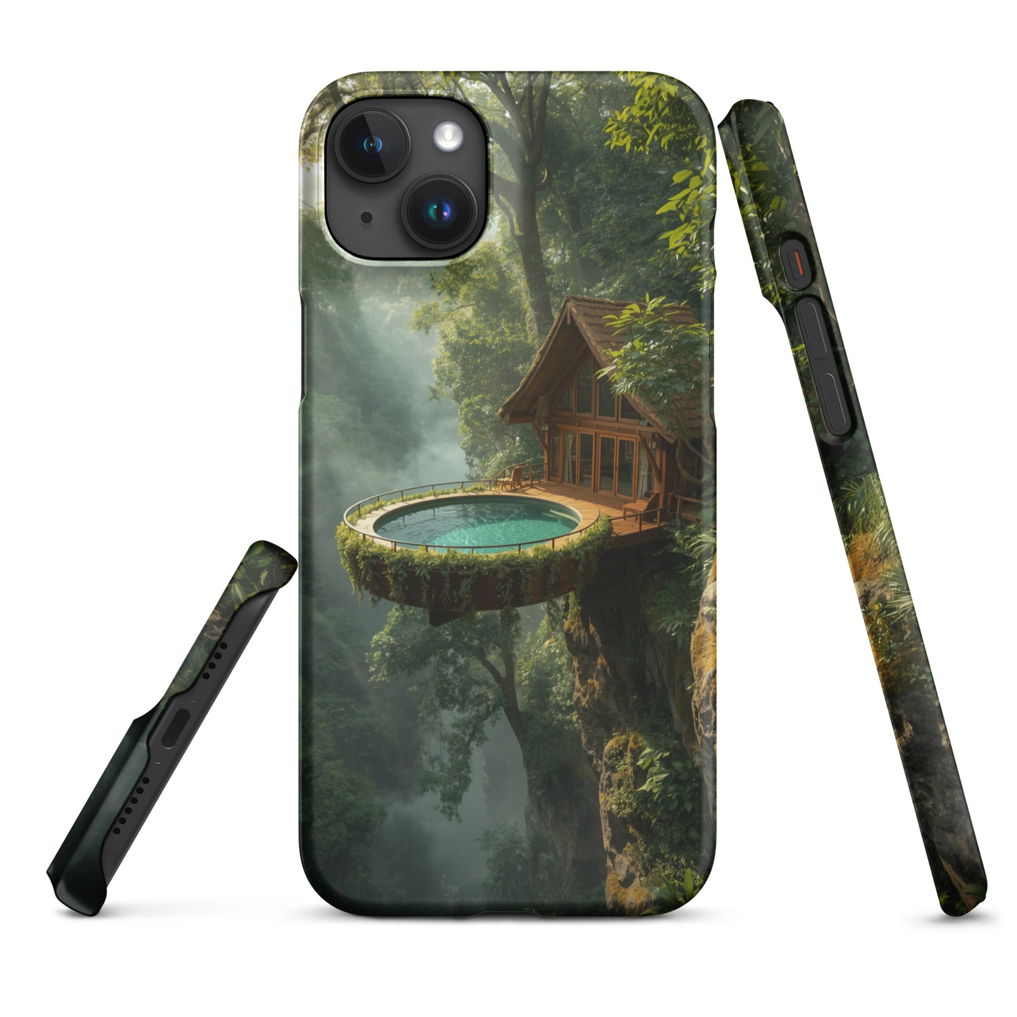 Foto di - Cover Resistente e Compatibile con Ricarica Wireless iPhone – Fantasy Treehouse-Smartphone-Biiply