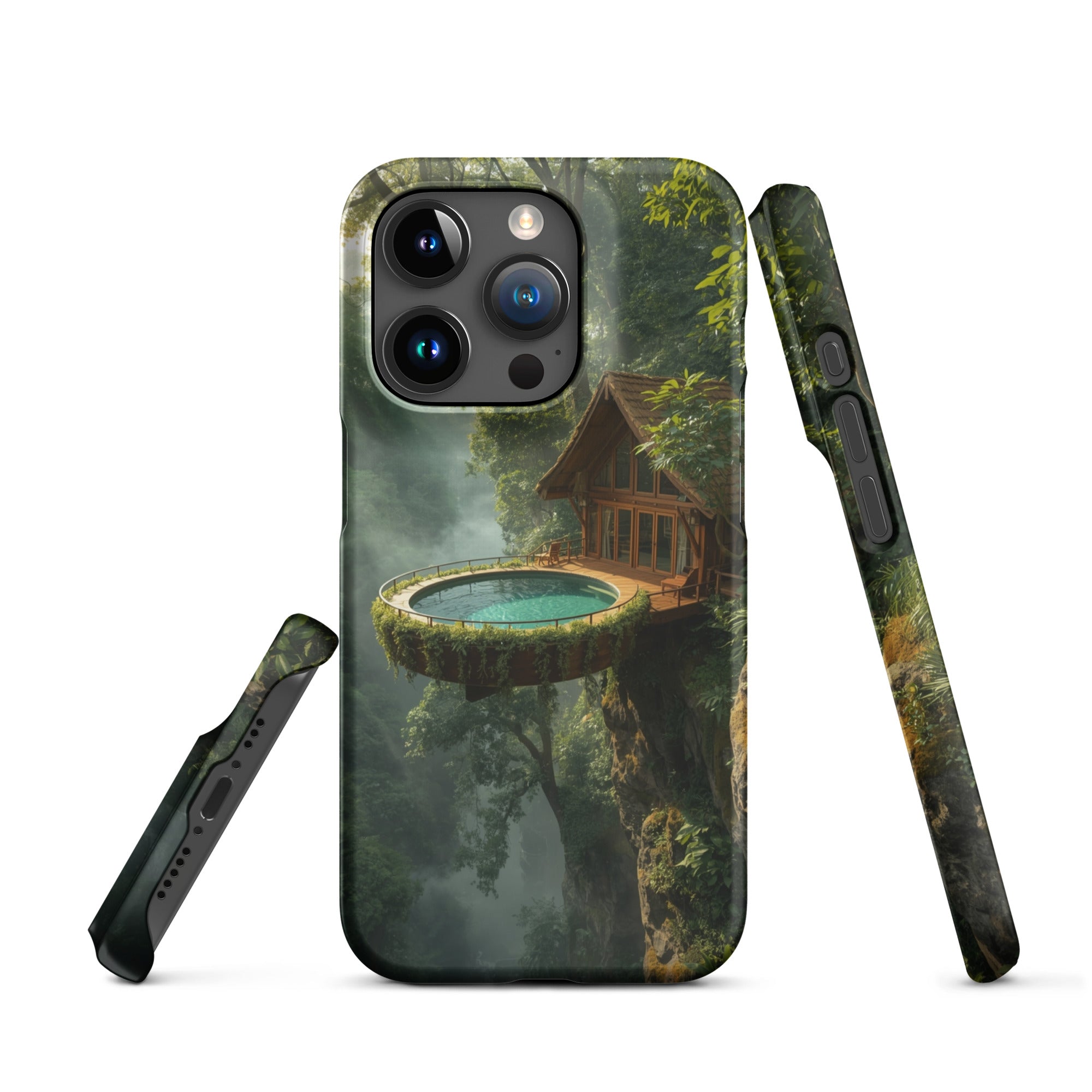 Foto di - Cover Resistente e Compatibile con Ricarica Wireless iPhone – Fantasy Treehouse-Smartphone-Biiply