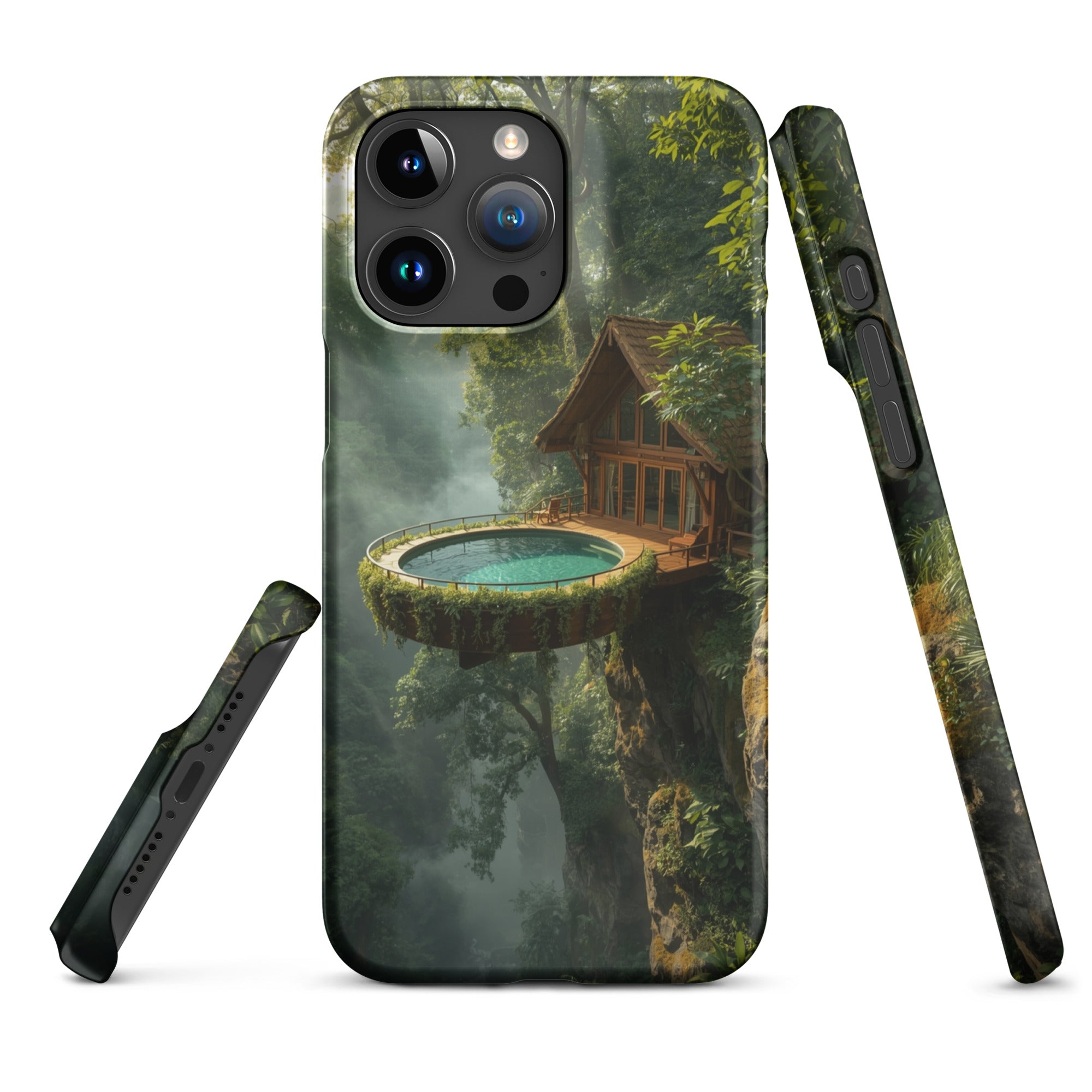 Foto di - Cover Resistente e Compatibile con Ricarica Wireless iPhone – Fantasy Treehouse-Smartphone-Biiply