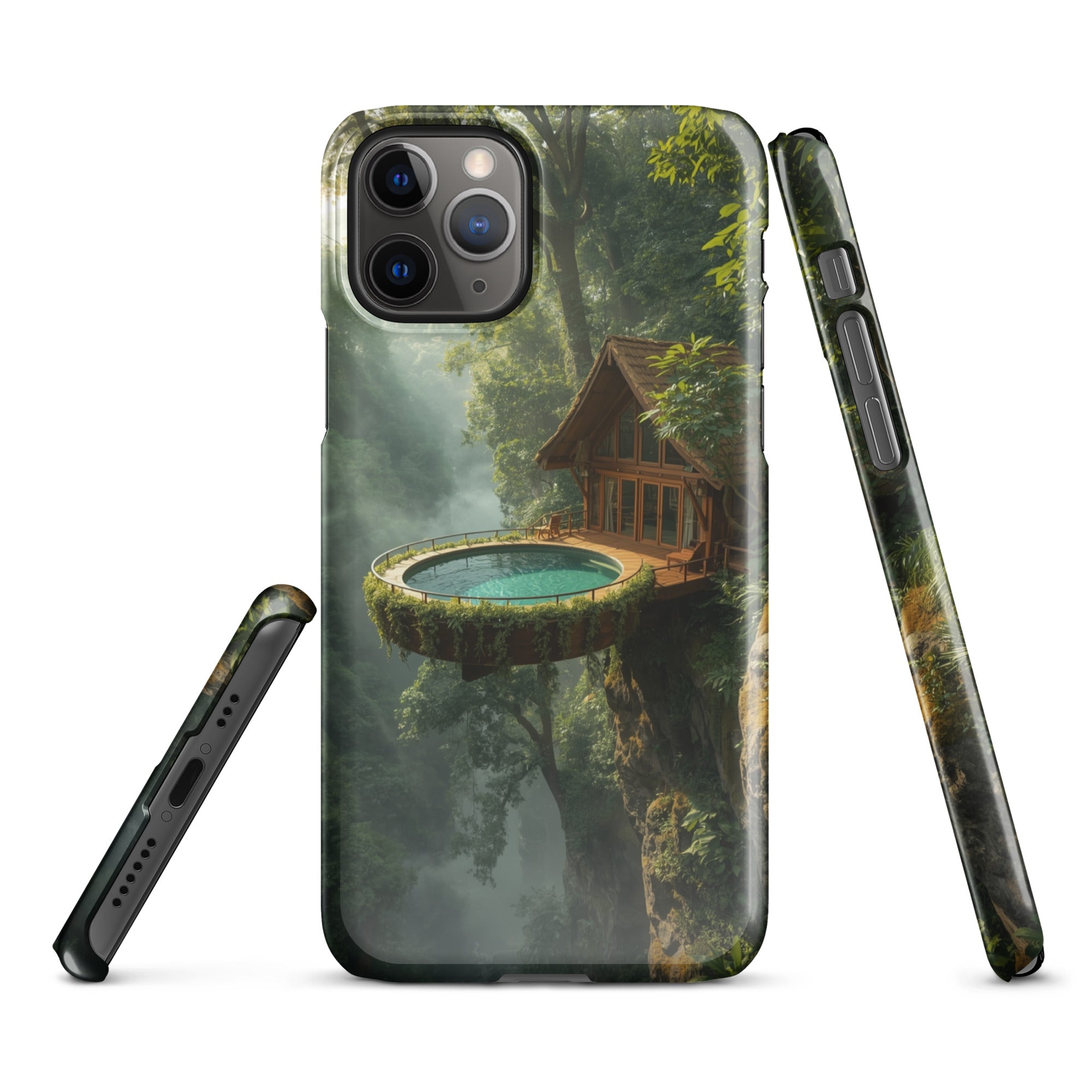 Foto di - Cover Resistente e Compatibile con Ricarica Wireless iPhone – Fantasy Treehouse-Smartphone-Biiply