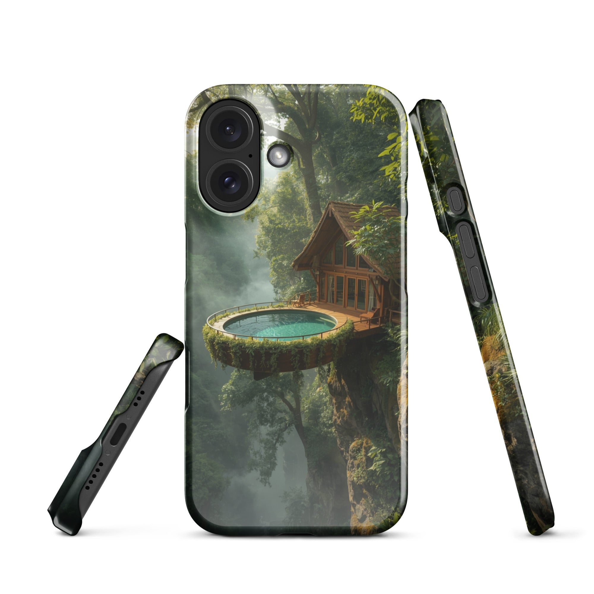 Foto di - Cover Resistente e Compatibile con Ricarica Wireless iPhone – Fantasy Treehouse-Smartphone-Biiply