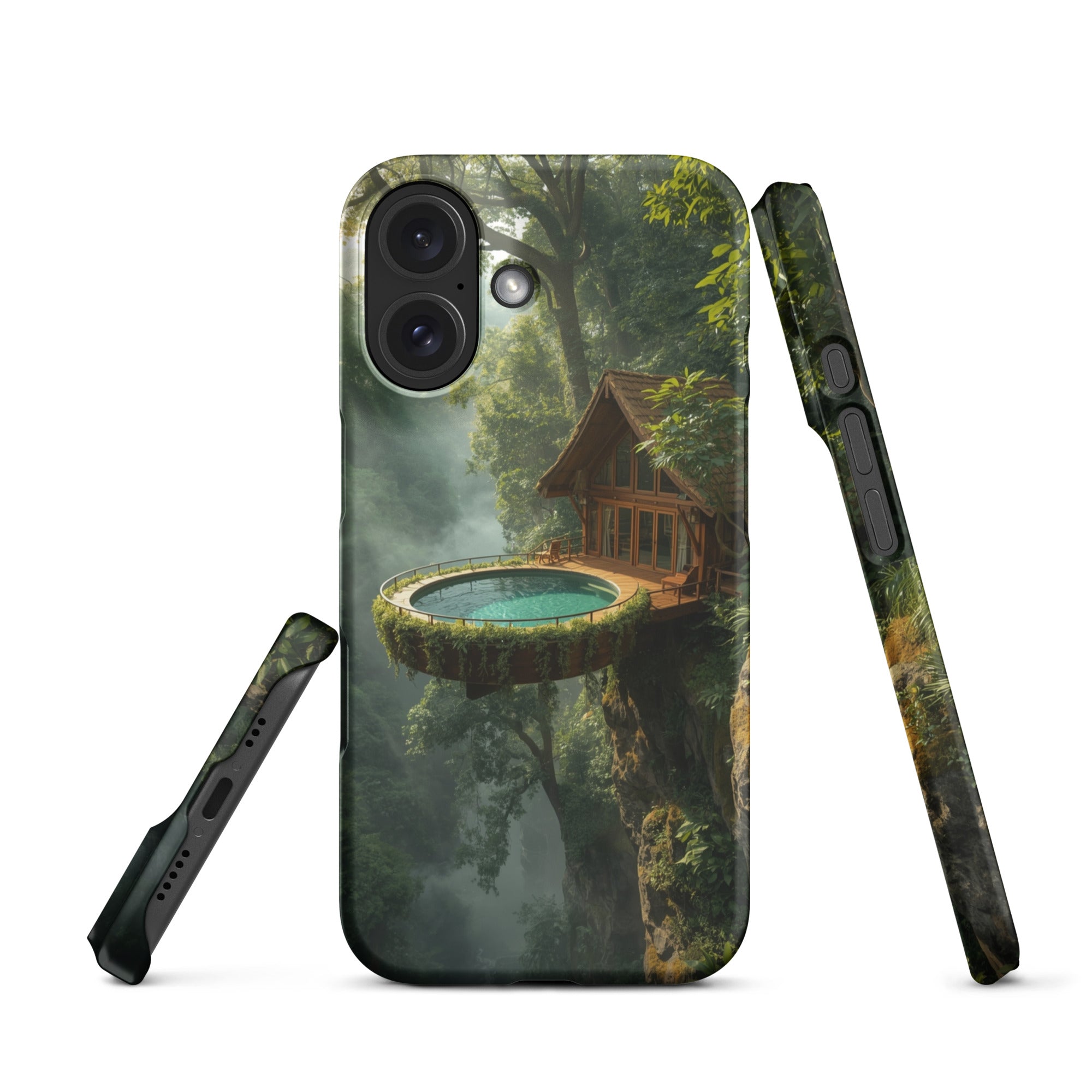 Foto di - Cover Resistente e Compatibile con Ricarica Wireless iPhone – Fantasy Treehouse-Smartphone-Biiply