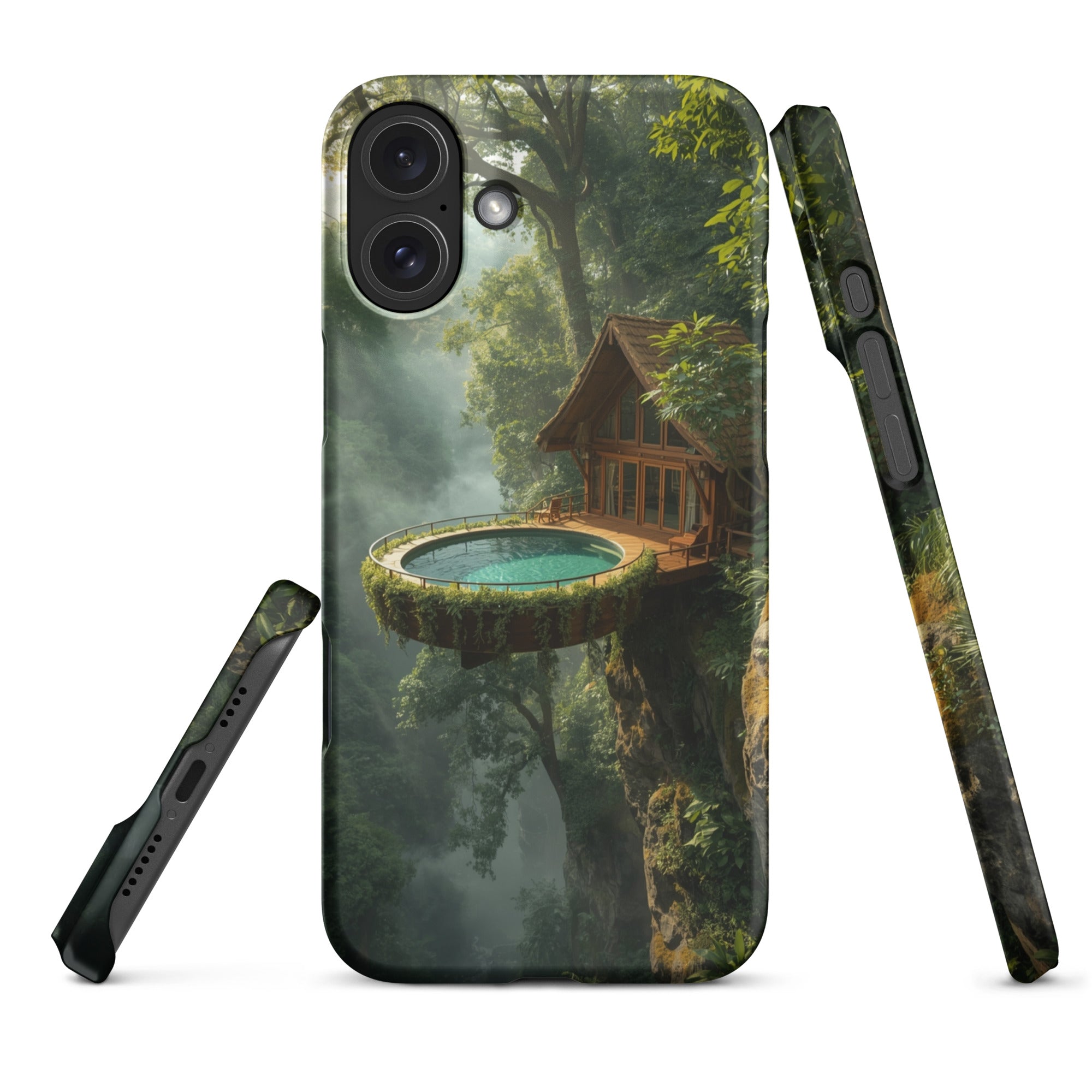 Foto di - Cover Resistente e Compatibile con Ricarica Wireless iPhone – Fantasy Treehouse-Smartphone-Biiply