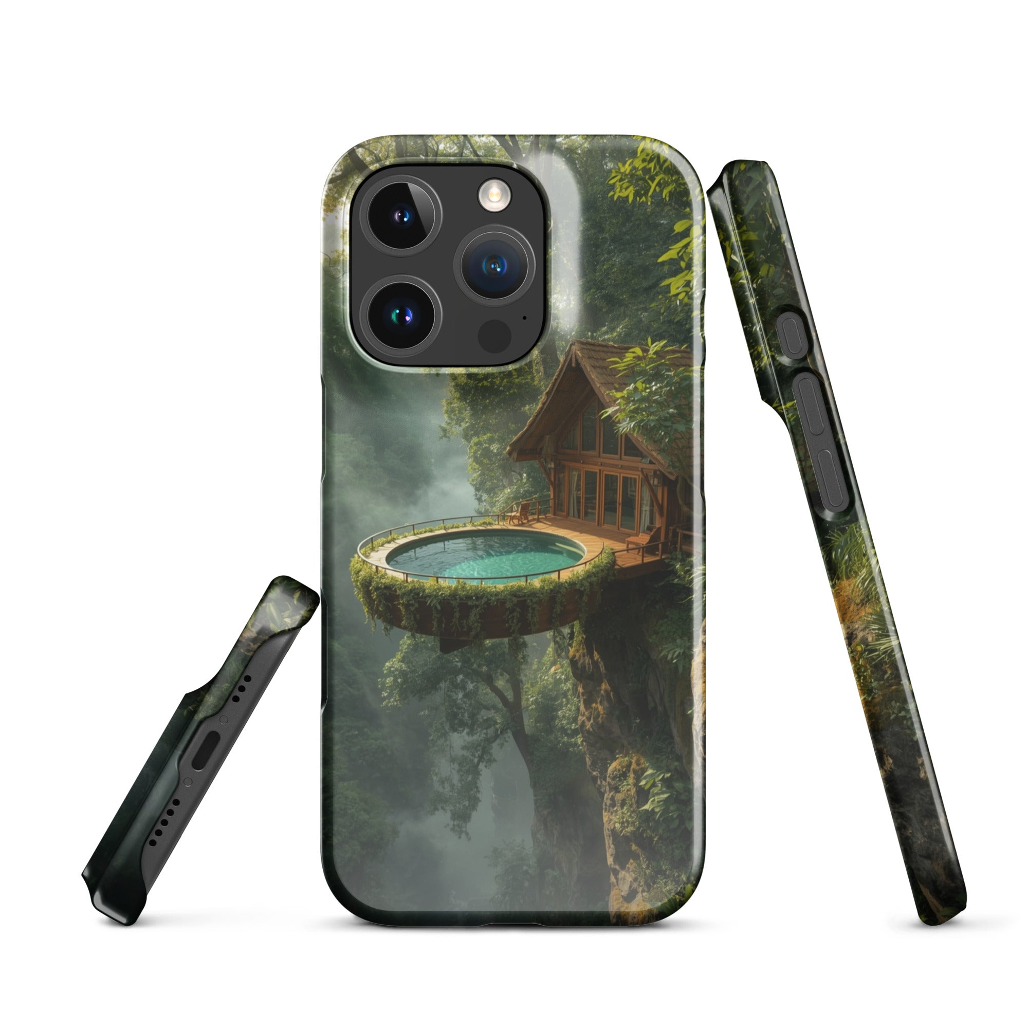 Foto di - Cover Resistente e Compatibile con Ricarica Wireless iPhone – Fantasy Treehouse-Smartphone-Biiply