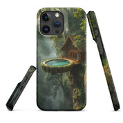 Foto di - Cover Resistente e Compatibile con Ricarica Wireless iPhone – Fantasy Treehouse-Smartphone-Biiply