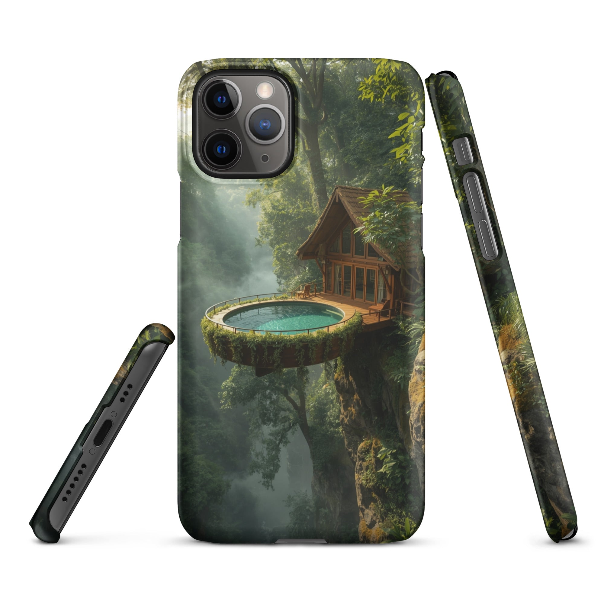 Foto di - Cover Resistente e Compatibile con Ricarica Wireless iPhone – Fantasy Treehouse-Smartphone-Biiply