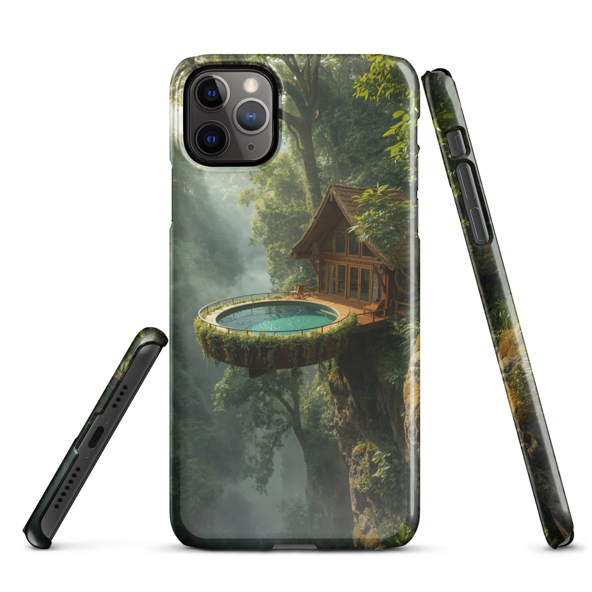 Foto di - Cover Resistente e Compatibile con Ricarica Wireless iPhone – Fantasy Treehouse-Smartphone-Biiply