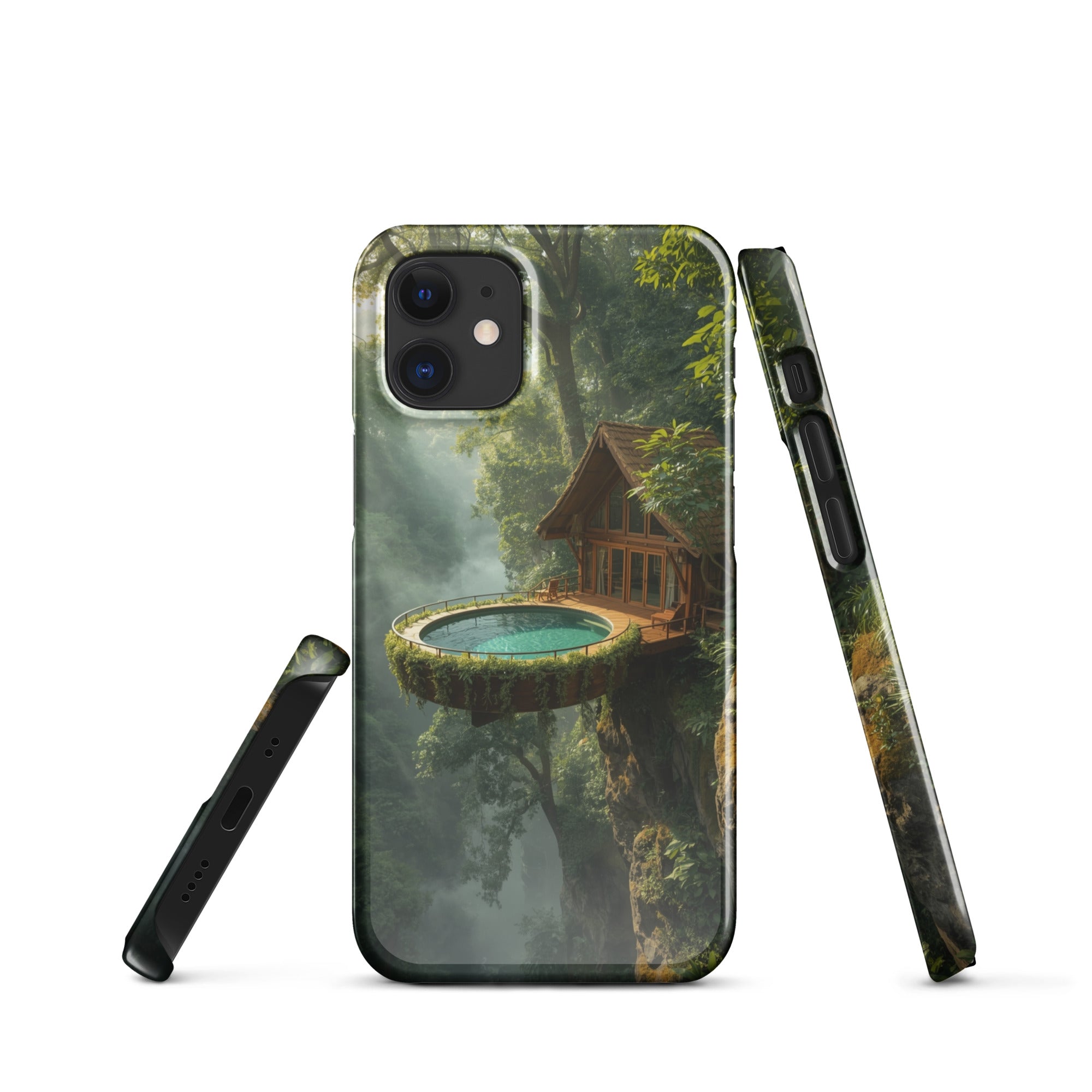 Foto di - Cover Resistente e Compatibile con Ricarica Wireless iPhone – Fantasy Treehouse-Smartphone-Biiply