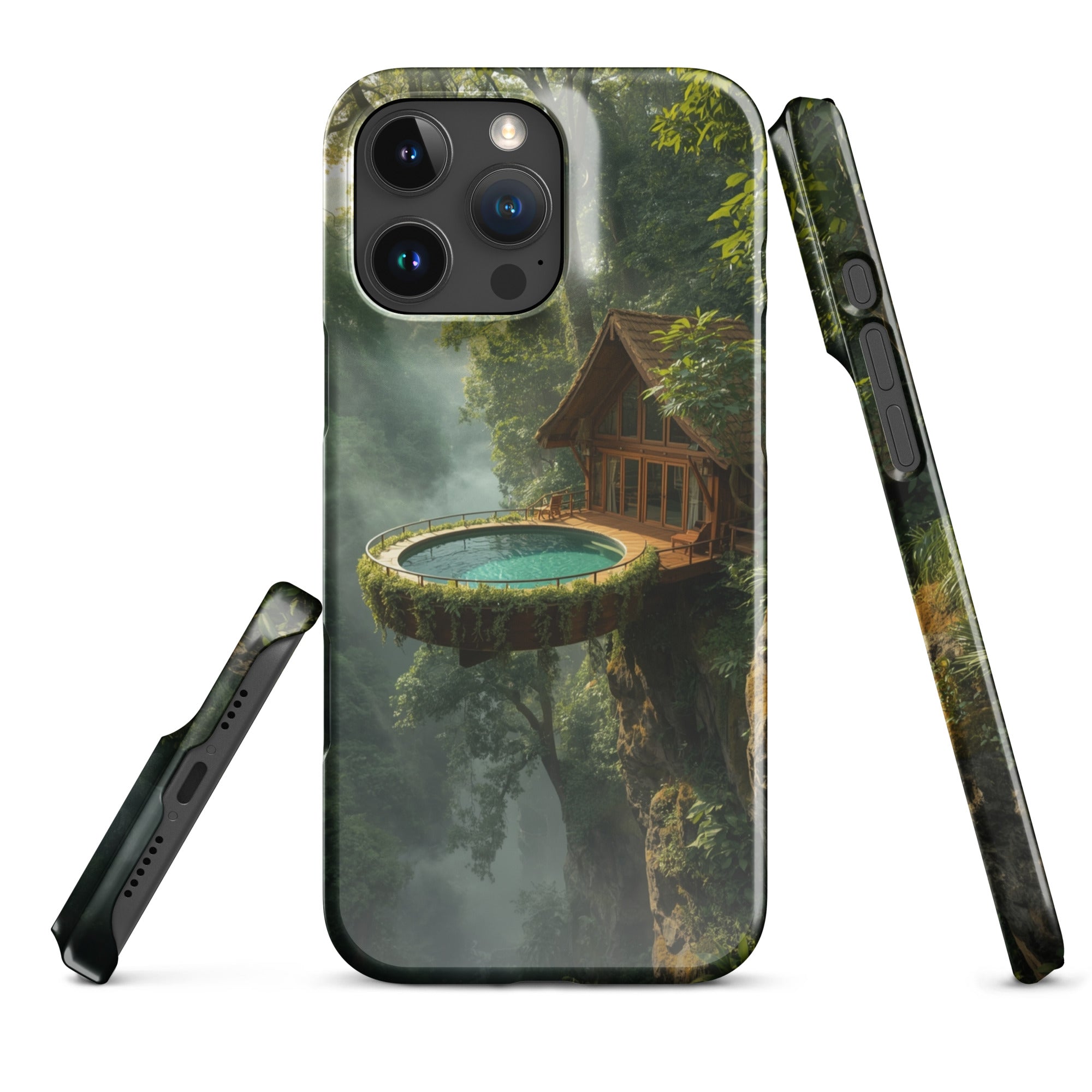 Foto di - Cover Resistente e Compatibile con Ricarica Wireless iPhone – Fantasy Treehouse-Smartphone-Biiply