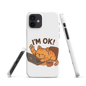 Foto di - Cover Resistente e Compatibile con Ricarica Wireless iPhone – Gattino I'm Ok-Smartphone-Biiply