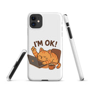Foto di - Cover Resistente e Compatibile con Ricarica Wireless iPhone – Gattino I'm Ok-Smartphone-Biiply