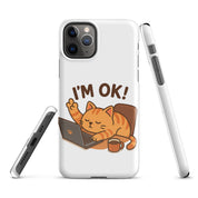 Foto di - Cover Resistente e Compatibile con Ricarica Wireless iPhone – Gattino I'm Ok-Smartphone-Biiply