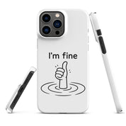 Foto di - Cover Resistente e Compatibile con Ricarica Wireless iPhone – I'm Fine-Smartphone-Biiply