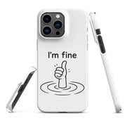 Foto di - Cover Resistente e Compatibile con Ricarica Wireless iPhone – I'm Fine-Smartphone-Biiply