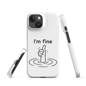 Foto di - Cover Resistente e Compatibile con Ricarica Wireless iPhone – I'm Fine-Smartphone-Biiply