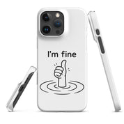 Foto di - Cover Resistente e Compatibile con Ricarica Wireless iPhone – I'm Fine-Smartphone-Biiply