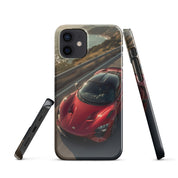Foto di - Cover Resistente e Compatibile con Ricarica Wireless iPhone – Lucid Red Supercar-Smartphone-Biiply