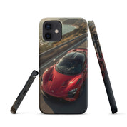 Foto di - Cover Resistente e Compatibile con Ricarica Wireless iPhone – Lucid Red Supercar-Smartphone-Biiply