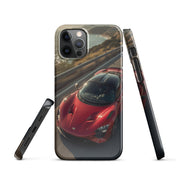 Foto di - Cover Resistente e Compatibile con Ricarica Wireless iPhone – Lucid Red Supercar-Smartphone-Biiply