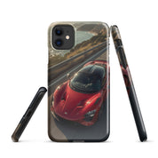 Foto di - Cover Resistente e Compatibile con Ricarica Wireless iPhone – Lucid Red Supercar-Smartphone-Biiply