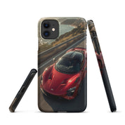 Foto di - Cover Resistente e Compatibile con Ricarica Wireless iPhone – Lucid Red Supercar-Smartphone-Biiply