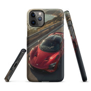 Foto di - Cover Resistente e Compatibile con Ricarica Wireless iPhone – Lucid Red Supercar-Smartphone-Biiply