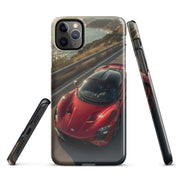 Foto di - Cover Resistente e Compatibile con Ricarica Wireless iPhone – Lucid Red Supercar-Smartphone-Biiply