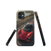 Foto di - Cover Resistente e Compatibile con Ricarica Wireless iPhone – Lucid Red Supercar-Smartphone-Biiply