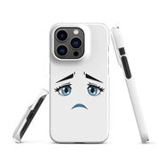 Foto di - Cover Resistente e Compatibile con Ricarica Wireless iPhone – Occhi Tristi-Smartphone-Biiply